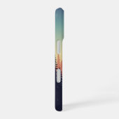 Coque iPhone 16 Dégradé de forêt vintage (Côté droit)
