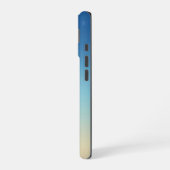 Coque iPhone 16 Dégradé de plage Monogramme  (Côté gauche)