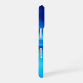 Coque iPhone 16 Dégradé dynamique de vague bleue Azure Shift (Côté droit)