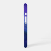 Coque iPhone 16 Dégradé Ombre bleu violet (Côté gauche)