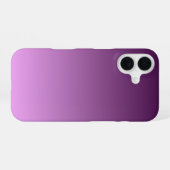 Coque iPhone 16 Dégradé Violet (Verso Horizontal)