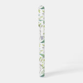 Coque iPhone 16 Délicat Motif botanique vert printemps (Côté gauche)