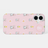 Coque iPhone 16 Délice de Fleur de Lapin (Verso Horizontal)
