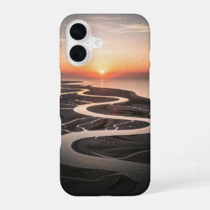 Coque iPhone 16 Delta vintage au coucher du soleil