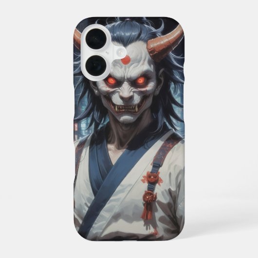 Coque iPhone 16 Demon Samurai (Verso)