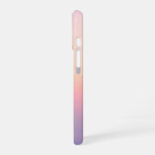 Coque iPhone 16 Dérive côtière - Pastel Sunset Gradient (Côté gauche)