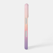 Coque iPhone 16 Dérive côtière - Pastel Sunset Gradient (Côté droit)
