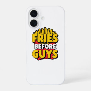 Coque iPhone 16 Des frites humoristiques pour les gourmets
