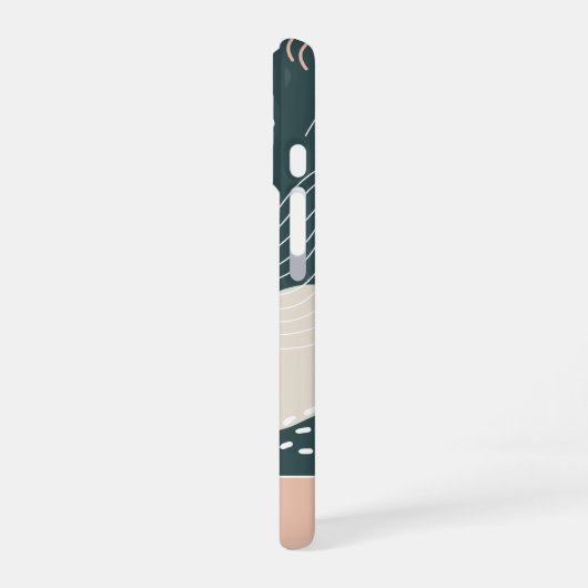 Coque iPhone 16 Désert et forêt Boho Tropical Monstera Leaf (Côté gauche)