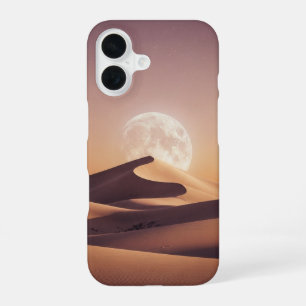 Coque iPhone 16 Désert lunaire rétro