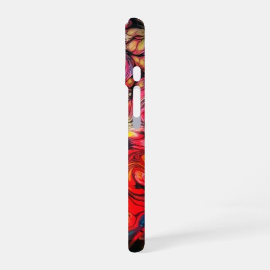 Coque iPhone 16 Design d'art fluide Abstrait (Côté gauche)