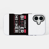 Coque iPhone 16 design mobile pour une belle motivation (Verso Horizontal)