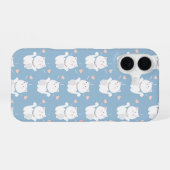 Coque iPhone 16 Design motif chaton mignon (Verso Horizontal)
