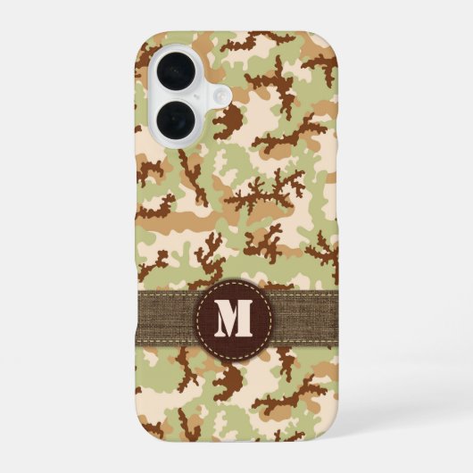 Coque iPhone 16 Dessert camouflage (Verso)
