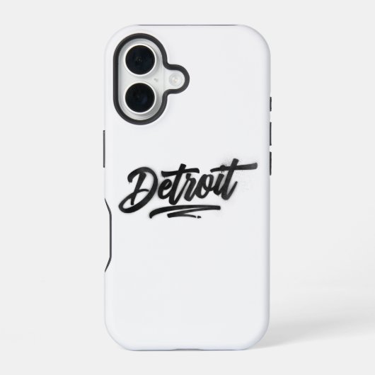 Coque iPhone 16 Détroit  (Verso)