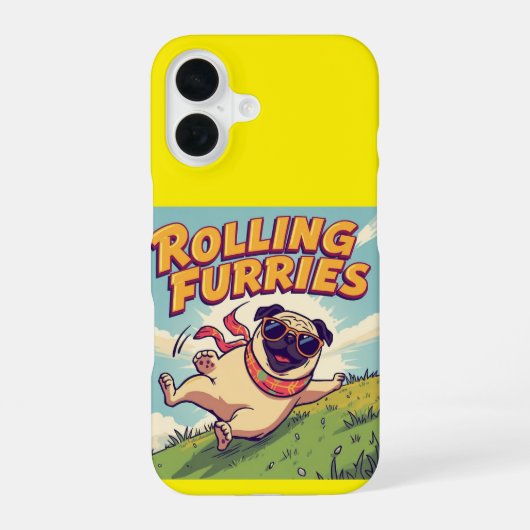 Coque iPhone 16 Dévaler vers le bonheur (Verso)