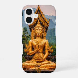 Coque iPhone 16 Dhamma doré dans les collines du Nord