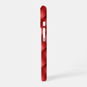 Coque iPhone 16 Diamant doré Cuir Tufé Nom du texte personnalisé R (Côté gauche)