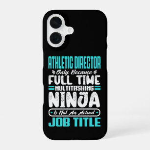 Coque iPhone 16 Directeur Athlétique Multitâche Enseignant Entraîn