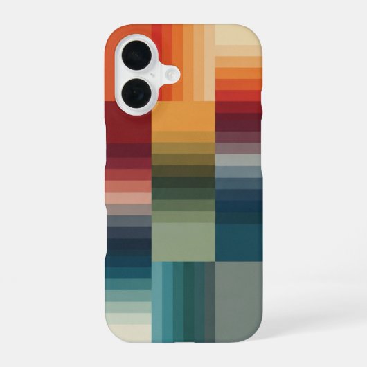 Coque iPhone 16 Disposition Rétro Modulaire (Verso)