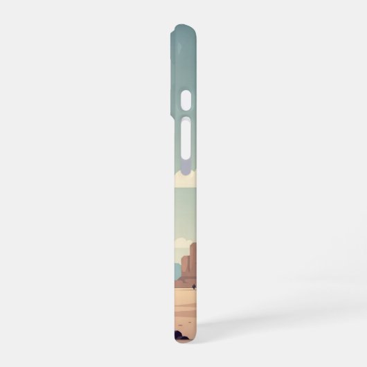 Coque iPhone 16 Distant Fuel Stop (Côté gauche)