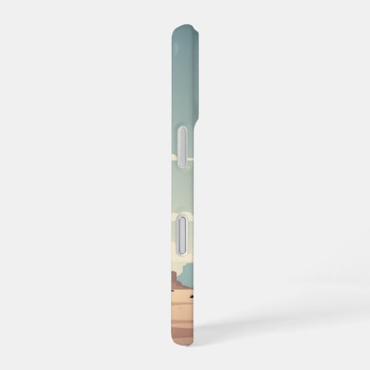 Coque iPhone 16 Distant Fuel Stop (Côté droit)