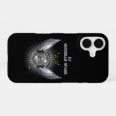 Coque iPhone 16 DJ Disco Ball Wings (Verso Horizontal)