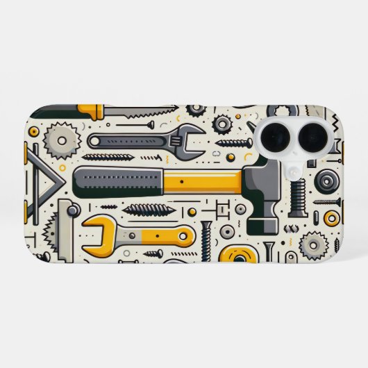 Coque iPhone 16 do-it-yourself'outil (Verso Horizontal)