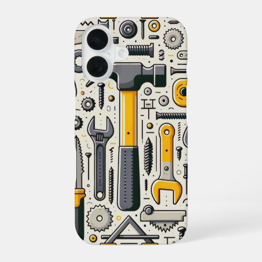 Coque iPhone 16 do-it-yourself'outil (Verso)