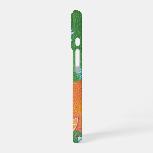 Coque iPhone 16 Dog and orange phone case (Côté gauche)