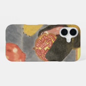 Coque iPhone 16 Dog and pomegranate phone case (Verso Horizontal)