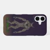 Coque iPhone 16 Dogman Cryptid ou Werewolf (Verso Horizontal)