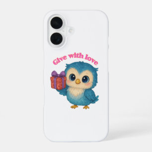 Coque iPhone 16 Donner avec amour - Message sincère iPhone 16 Coqu