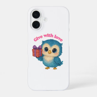 Coque iPhone 16 Donner avec amour - Message sincère iPhone 16 Coqu