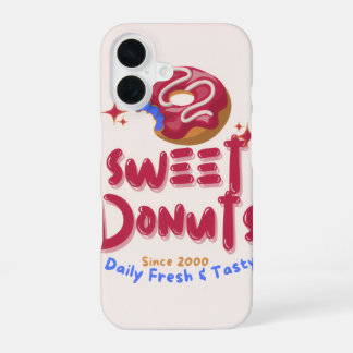 Coque iPhone 16 donuts phone case
