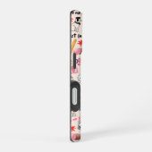 Coque iPhone 16 Doodle branché de Frenchie Lover (Côté droit)