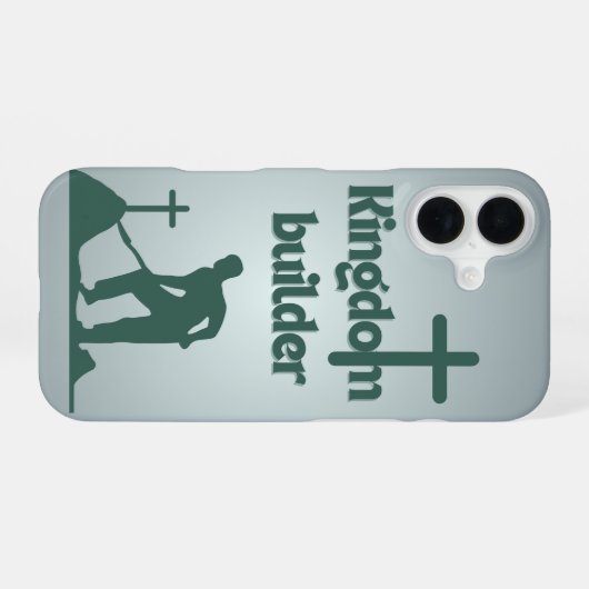 Coque iPhone 16 Dossier téléphonique "Kingdom Builder" (Verso Horizontal)