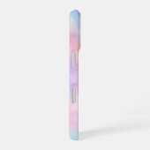 Coque iPhone 16 Double Monogramme Nom Initiale Aquarelle Pastel (Côté droit)