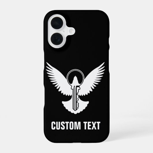 Coque iPhone 16 Dove avec clé (Verso)