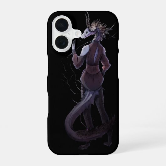 Coque iPhone 16 Dragon de Foudre (Verso)