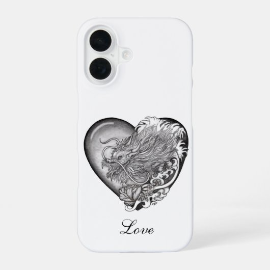 Coque iPhone 16 Dragon Heart (Verso)