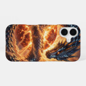 Coque iPhone 16 Dragon World – Le Royaume de Feu et de Magie (Verso Horizontal)