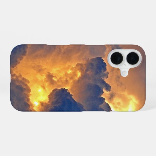 Coque iPhone 16 Dramatic Cloud Formation (Verso Horizontal)