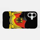 Coque iPhone 16 Drapeau Allemagne (Verso Horizontal)