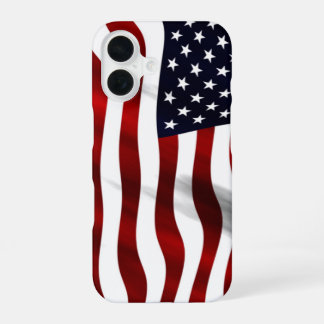 Coque iPhone 16 Drapeau américain