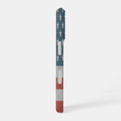 Coque iPhone 16 Drapeau américain rétro (Côté droit)
