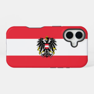 Coque iPhone 16 Drapeau Autriche