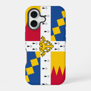 Coque iPhone 16 Drapeau/bannière des armoiries de Birmingham, Angl