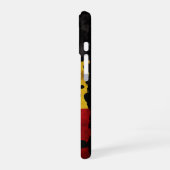 Coque iPhone 16 Drapeau Belgique (Côté gauche)