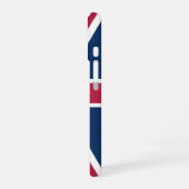 Coque iPhone 16 Drapeau britannique (Côté gauche)
